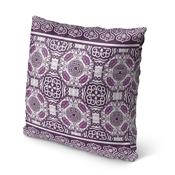 LASHA PLUM Indoor Outdoor Pillow By Kavka Designs Bed Bath